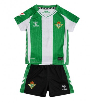 Real Betis Hjemmebanetrøje Børn 2025-26 Kortærmet (+ Korte bukser)